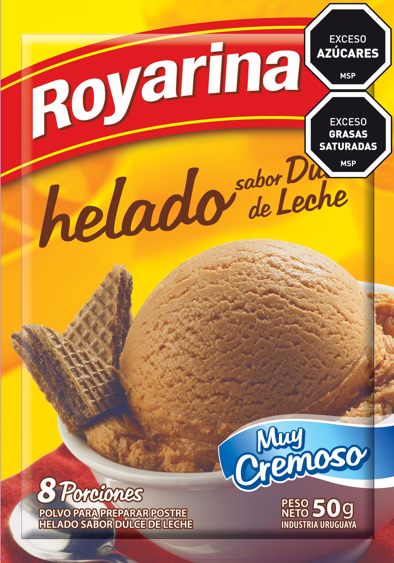 Helado Dulce de Leche - Nerilan Uruguay